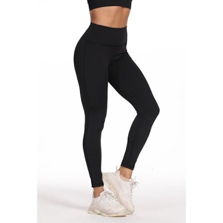 Leggings med hög midja Svart