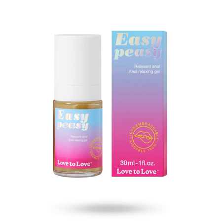 EASY PEASY - ANAL RELAXING GEL 30ML - Vuxen.se - Anal relax spray, anal dusch, anal glidmedel