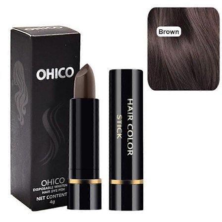 Root Touch-Up Stick - Tillfällig Hårfärgspenna - Grått Hår Täcks - Semi-Permanent Vattentät Långvarig Täckning för Hår och Skägg