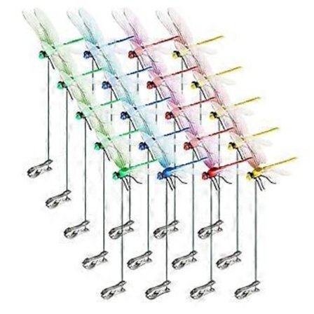 20 stk. Øyenstikker Hagedekor Falske Øyenstikker Hagestaker 3D Hatt Klips Øyenstikker Klips for Innendørs Utendørs Terrassepynt