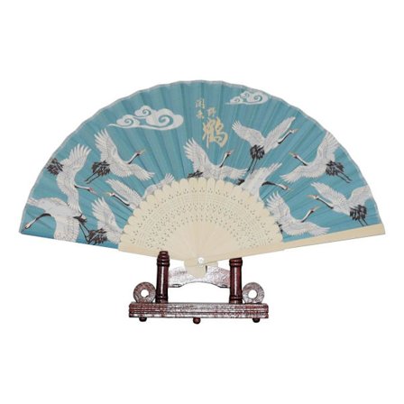 Vifte - Orientalske vinde [M16] - Kraner med blå baggrund