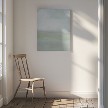 Rough Seas Oil Panel 4 Canvastavla 30x40 cm