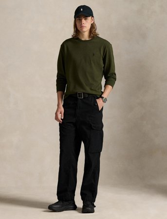 Polo Ralph Lauren Classic Fit Jersey Long-Sleeve T-Shirt - Green - L