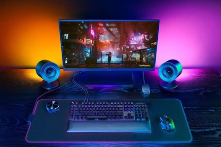 Razer Nommo V2 Pro - høyttalersystem - for PC - trådløs