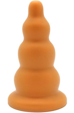 Gold Play Blob Small 20cm Ø7,5cm Grovere analplugg