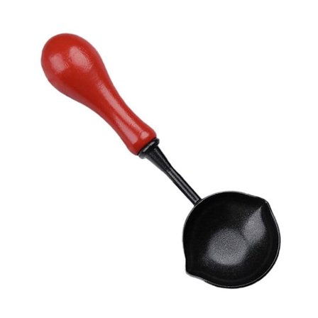 Forseglingsvoksskje Non-Stick skjeer RØD