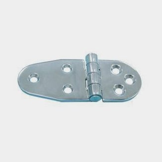 Hatch hinge, 97.5 x 40 mm, acid-resistant stainless steel (AISI 316)