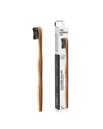 The Humble Co. - Brosse à Dents En Bambou - Humble Brush Adult Doux Poils Noir/e