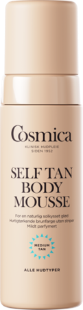 Cosmica Self Tan Body selvbruning mousse medium 150 ml