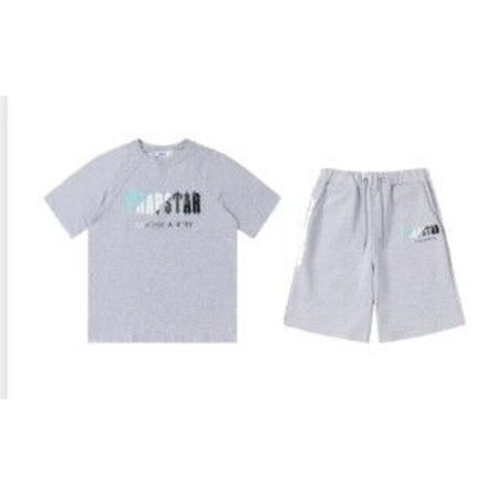 Mäns mode T-shirt lös mångsidig sport set 4