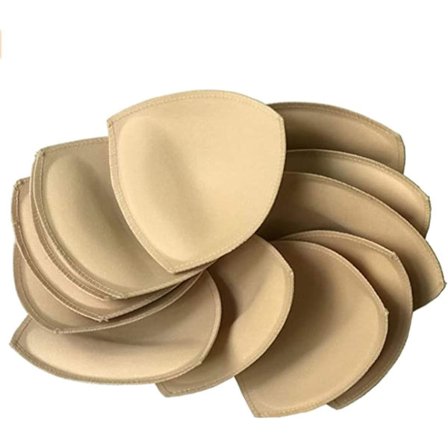 6 par aftagelige BH-puder Indlæg Push Up til Sports BH