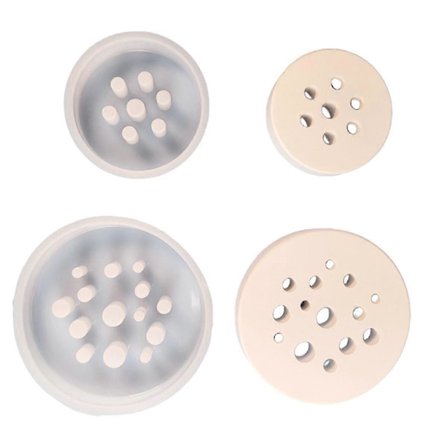 Honeycomb Rund Pennhållare Gjutform Blomsterarrangemang Hink Gips Cementform