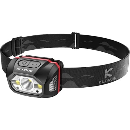 440 lumenin ladattava otsalamppu liiketunnistimella, 5 työskentelytilaa