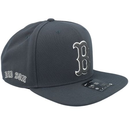 Nike MLB - MLB Grå snapback Keps - Boston Red Sox Statement Dri-fit Pro Anthracite Snapback - Nike @ Hatstore