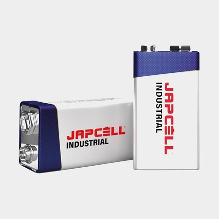 6LR61-batterijen Japcell Industria, 9V, alkalisch (LR), 10-pack