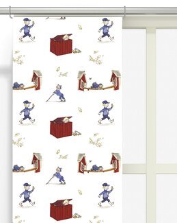 Panellängd Emils upptåg Beige - Arvidssons Textil