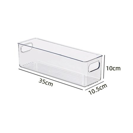 Plast Pantry Organisation Stapelbar Kylskåp Organizer Köksorganisation