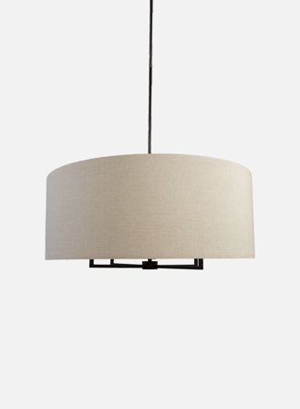 Nicola skjerm ø82 cm - natur lin