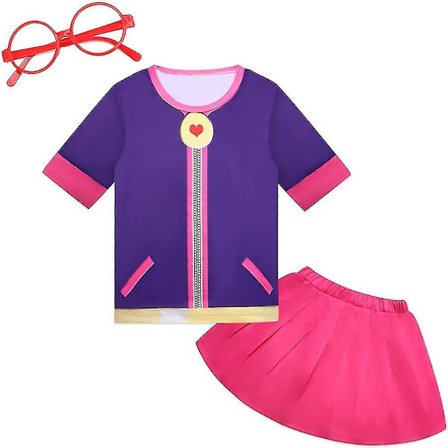 2023 Nytt Abby Hatcher-kostyme for jenter med maske sett klær