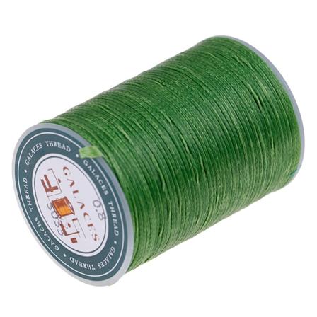 PC voksbehandlet tråd 0,8 mm 90 m polyester snor Sytråd Green