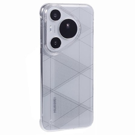 Skal för Huawei Pura 70 Pro/70 Pro+ Transparent Hårt PC Ramlöst Telefonskydd