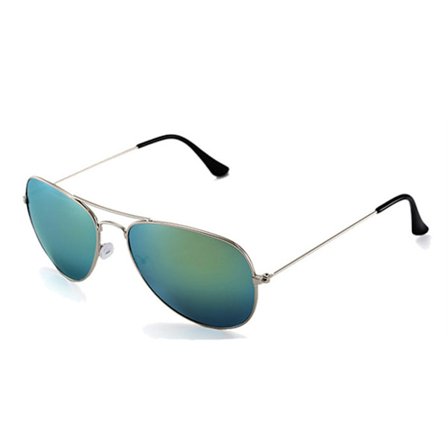 Gullpilot aviator solbriller speil glass + senil ledning