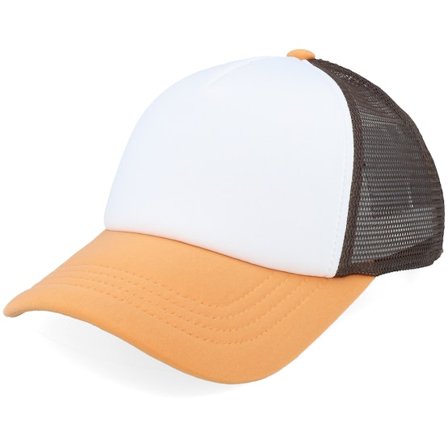 Beechfield - Svart trucker Keps - Chocolate/Dark Amber Foam Retro Trucker @ Hatstore