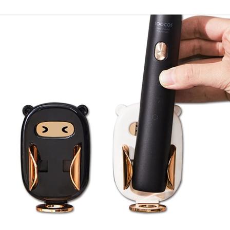 Sähköhammasharjan pidike kylpyhuoneeseen, 2-pakkauksessa, seinäkiinnitys