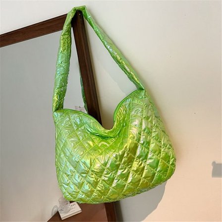 Bomullsvadderad axelväska för damer Handväskor för damer