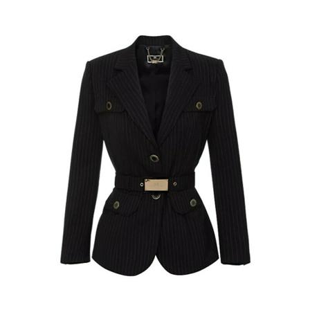 Elisabetta Franchi Formal Blazers , Zwart , Dames , Maat: XS