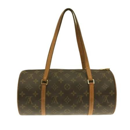 Louis Vuitton Vintage, Pre-owned Canvas handbags Bruin, Dames, Maat:ONE Size,grain leather
