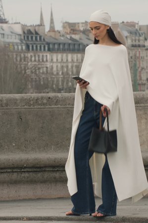 NA-KD Bridge jean taille haute évasé - Jeans flared - Bleu - EU 40