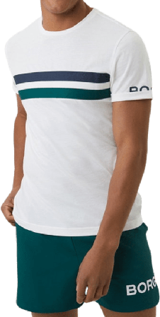 Björn Borg Men's Borg Breeze T-Shirt Men short-sleeved sweaters White M