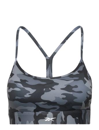 Lux Skinny Strap Camo Print Sports Bra Patterned Reebok Performance