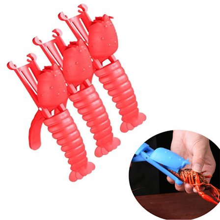 Krebsehalerensningsværktøj, skræl nemt rejsehaler, bruges til at skrælle kogte rejsehaler, krebsehalerenser, værktøj til skaldyr