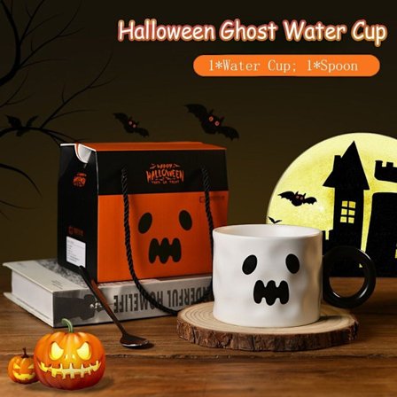 Græskar vandkop Keramisk græskar kop HVID