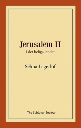 Jerusalem II: i det heliga landet - Bok av Selma Lagerlöf - Häfte