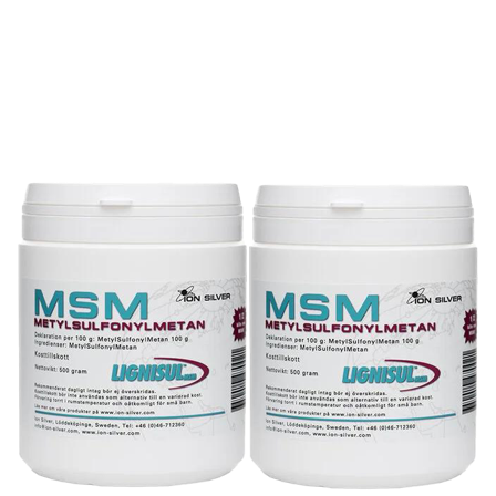 Ion Silver 2 x MSM Lignisul 500 g