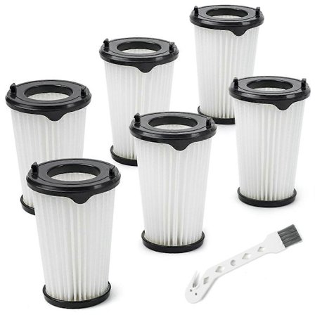 Pakke med 6 stk. CX7 Filter Udskiftningsfilter Batteri Støvsuger [DB]