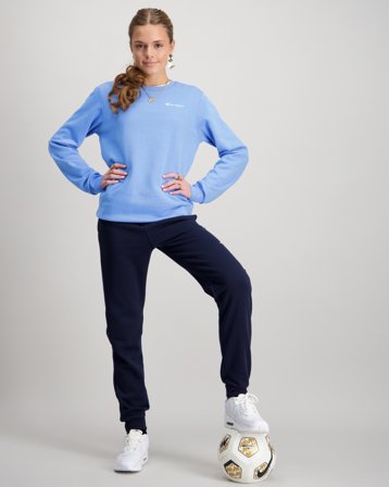 Champion Rib Cuff Pants Blau Hosen Mädchen - Kids Brand Store