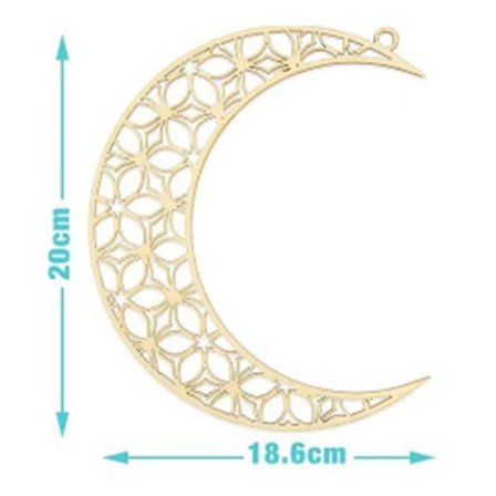 3/10 st Mubarak hängande hänge Eid Mubarak Decor G-10ST