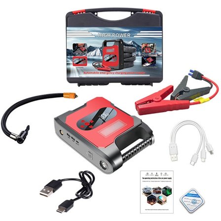Bil NødstrømstarterladereHøyhastighetsbatteriforsterkerladereStartenhet Effektiv sikkerhetslommelykt