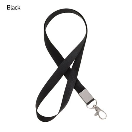 1st Halsband Lanyards ID -korthållare SVART - high quality
