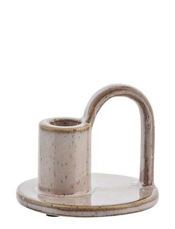 Milenne Candlestick Home Decoration Candlesticks & Tealight Holders Tealight Holders Beige Lene Bjerre