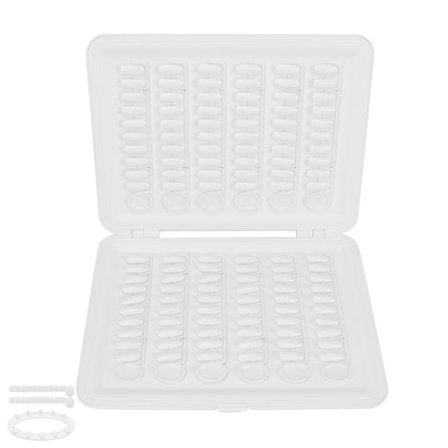 120 Färger Nagel Tipp Färg Display Bok Portabel Salong Nagel Gel Polish Färgkort Diagram Set