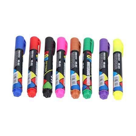 8 stk. Vanntette UV-bestandige lyse farger tusjer for DIY-dekorasjon til ferier