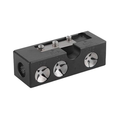 Pool Kø Tip Reparationsværktøj Billard Kø Tip Sliber Vedligeholdelsesværktøj Kø Tip Former Pool Tilbehør (Sort)