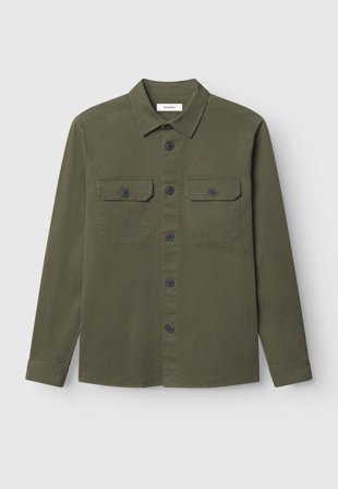 GABBA Topper LS Shirt Overshirt Kavajer Herr Grön XXL