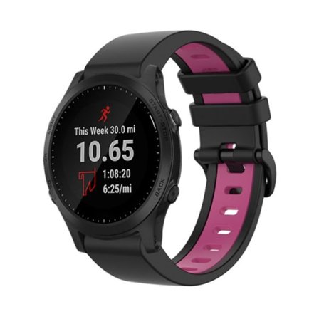 För Garmin Forerunner 945 22mm silikon watch i två färger