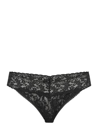 4811-Blac Stringtruse Undertøy Svart Hanky Panky*Betinget Tilbud
